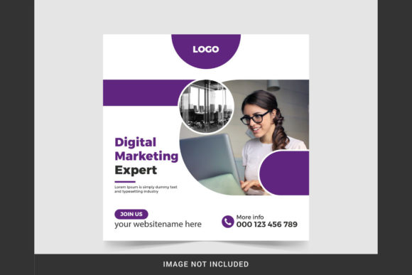 Digital Marketing Expert Social Media Post Template