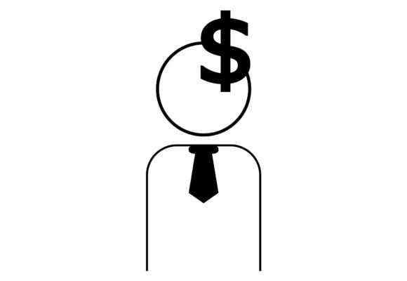 Elevating Digital Communication with Minimalist Business Person Icon Design