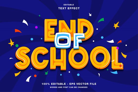 Evaluating the End of School Editable Text Effect for Professional Design Workflows