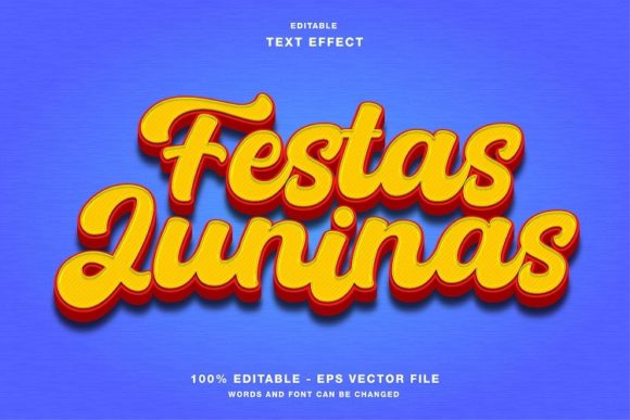 Festa Junina Editable Text Effect