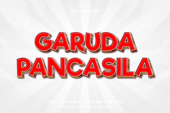 Mastering the Garuda Pancasila Editable Text Effect for Professional Designs