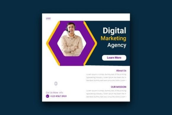 Mastering Visual Identity with Social Media Square Banner Post Templates