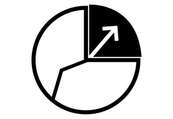 Minimalis Circle Diagram Icon: A Versatile Asset for Modern Digital Design