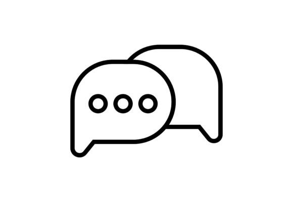 Speech Bubble Icon Chat Clipart