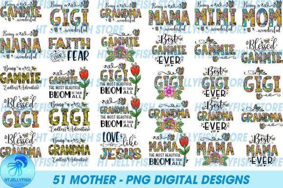 Strategic Application of Bundle Floral Mama, Nana Sublimation for Creative Business Growth