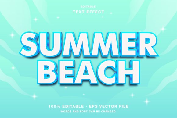 Strategic Visual Communication with the Summer Beach Editable Text Effect