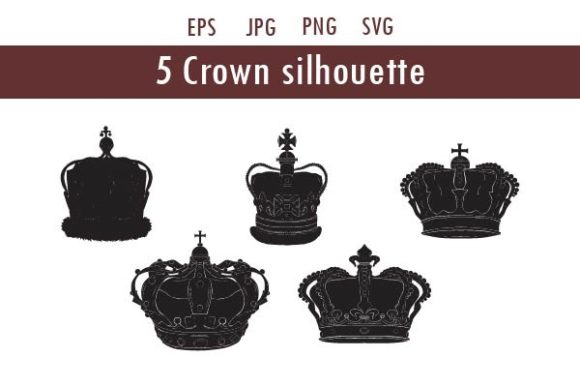 Unlocking Creative Potential with 5 Crown Silhouette Designs